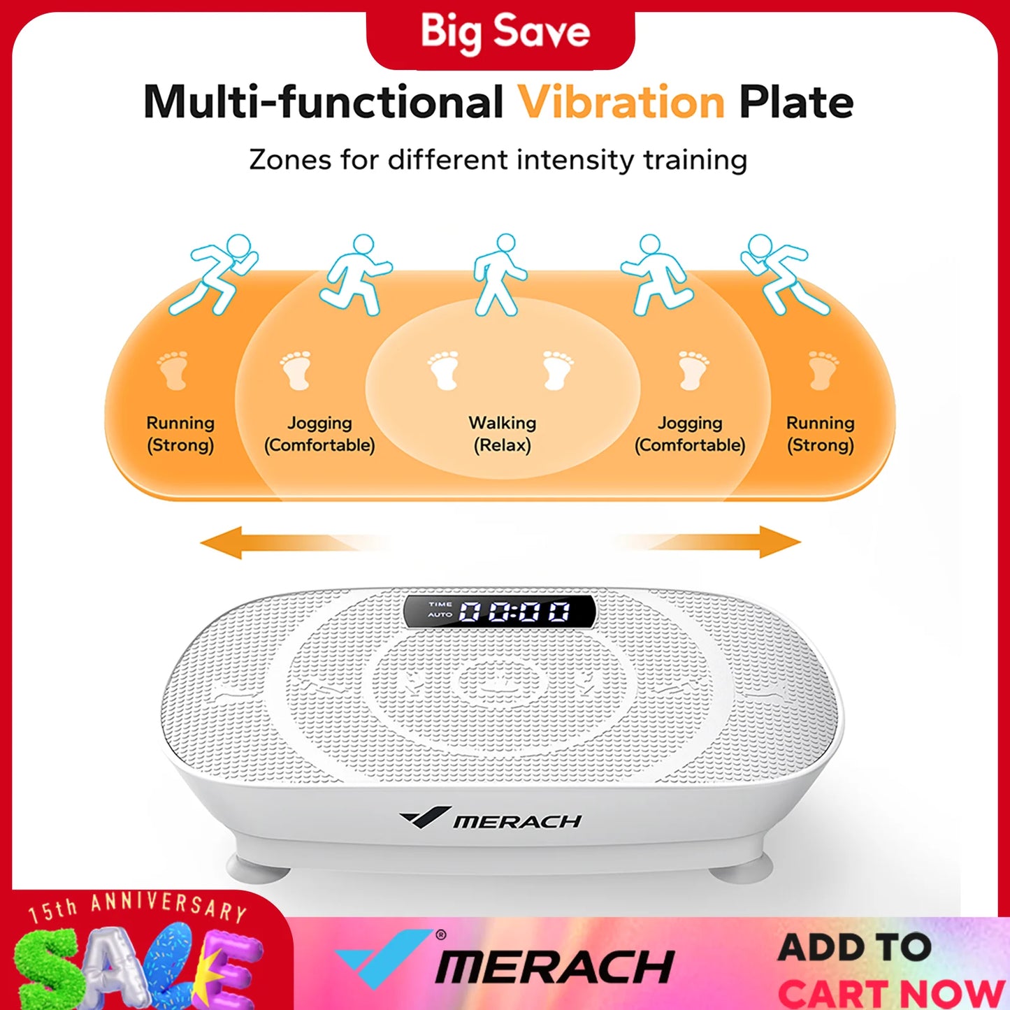 Merach - Vibration Fitness Plate