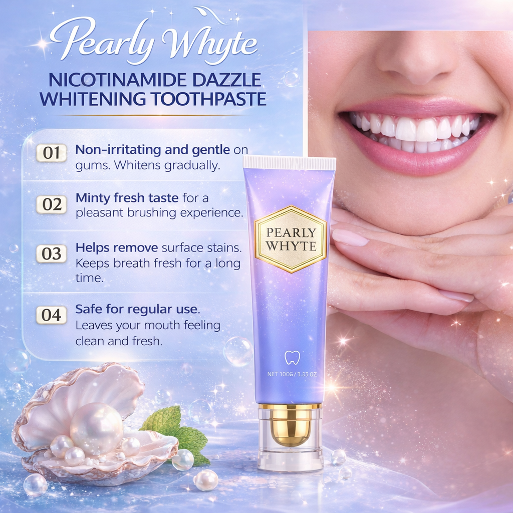 Pearly Whyte Toothpaste: Fluoride Free for Sensitive Teeth