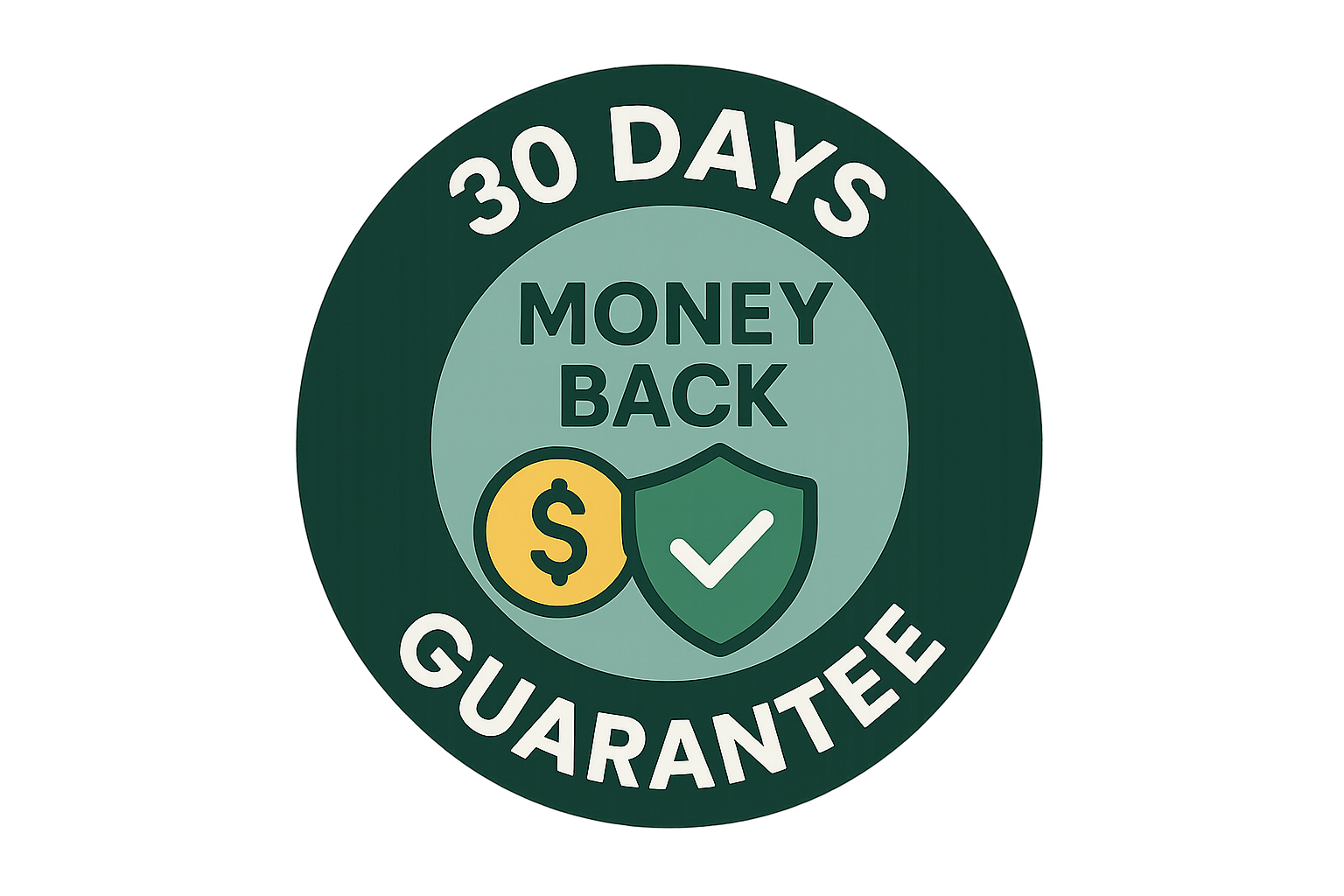 icon for 30 day money back gaurantee