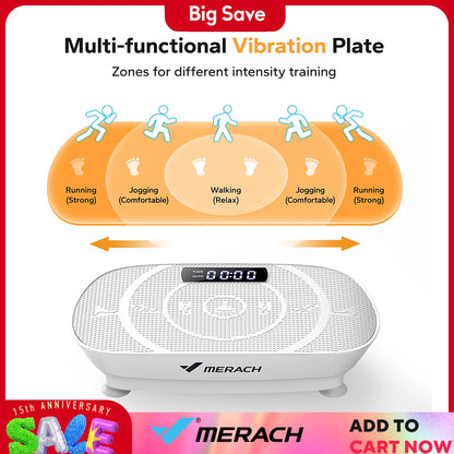 Merach - Vibration Fitness Plate