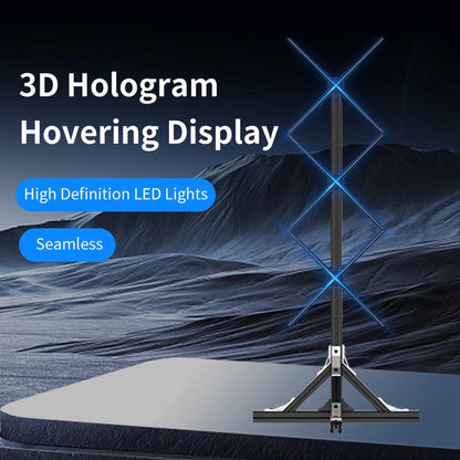 MagicGlow™ Stand & 3 Hologram Fans 25in