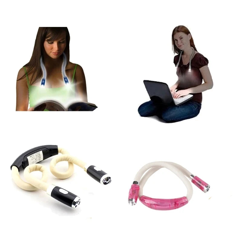 Bendable LED Neck Book Light