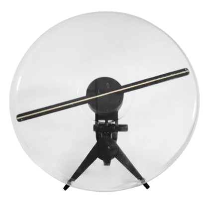 MagicGlow 10in Hologram Fan with Clear Case